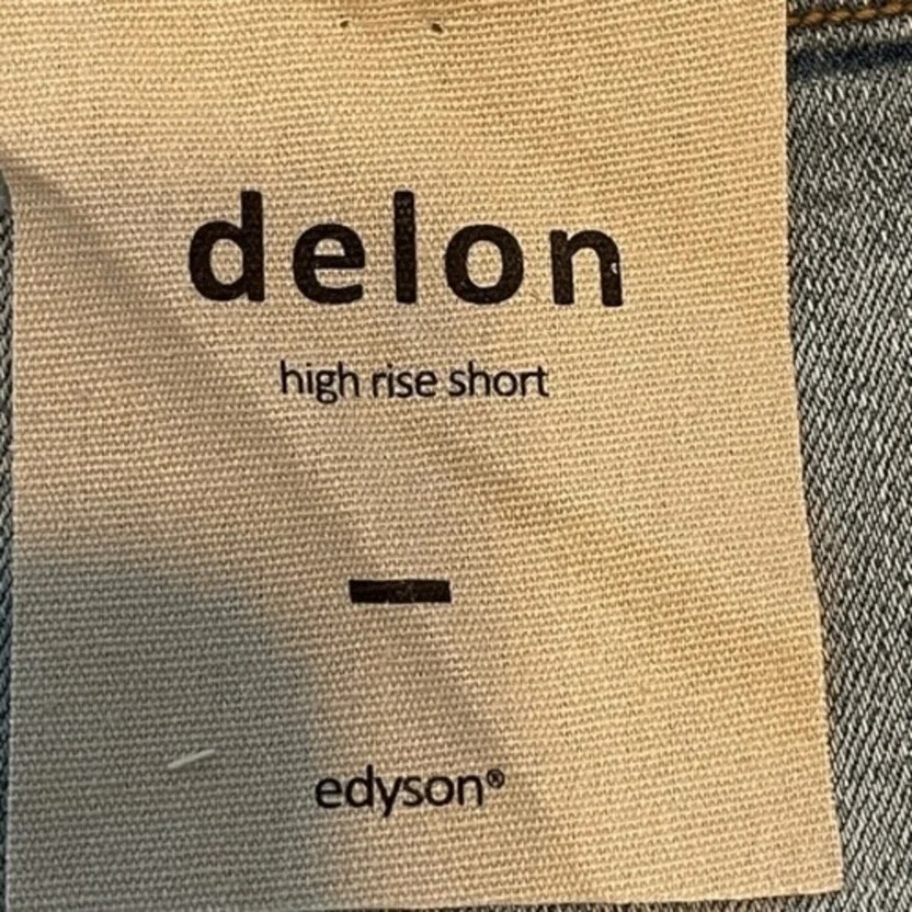 Edyson Delon Distressed Denim Jean Shorts Blue Camden Medium Wash Hi-Rise‎ 27
